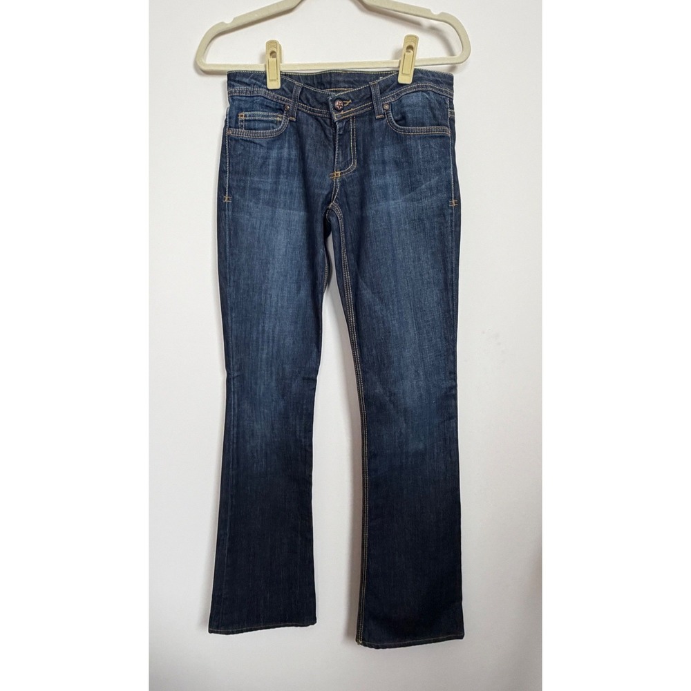 People's Liberation Tanya Jeans Womens 26 Low Rise‎ Bootcut Star Pocket Y2K